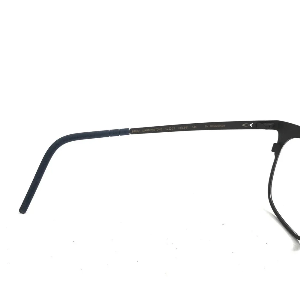 Blackfin Eyeglasses Frames BF832 MARROWSTONE COL.861 Brown Silver 52-21-145